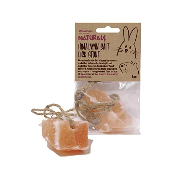 Rosewood-Himalayan-Salt-Lick-Stone Rosewood Naturals Himalayan Salt Lick Stone, Rabbit Treats & Small Animal Treats, 132g