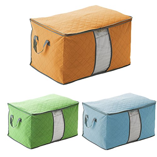 Non-woven Quilt Storage Bags Fabric Luggage Storage Bag Wardrobe Clothes Storing Bags Home Closet Divider
