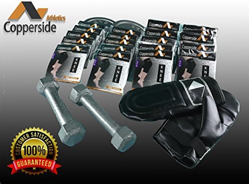 20 Pack Copper Knee Compression Sleeve*Make Money Now!*(Copperside)Retail Bulk Wholesale for Kinesio, Physio Therapy, Chiropractors, Gyms. Full Support Provided