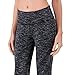 Queenie Ke Women Power Flex Yoga Pants Workout Running Leggings - All Color Size M Color Black Grey Space Dye Long