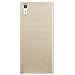 Sony Xperia XA1 Case with Screen Protector (Not Glass), PC Ultra Thin Slim Fit Case, Non Slip Salient Point Surface for Excellent Grip Anti-Fingerprint Cover Phone Cases for Sony Xperia XA1 (Gold)