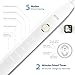 AMTOK Electric Toothbrush Sonicare Electronic Toothbrushes Sonic Rechargeable Toothbrush IPX7 Waterproof Toothbrush with Replacement Toothbrush Heads ( 5 Brushing Modes) White