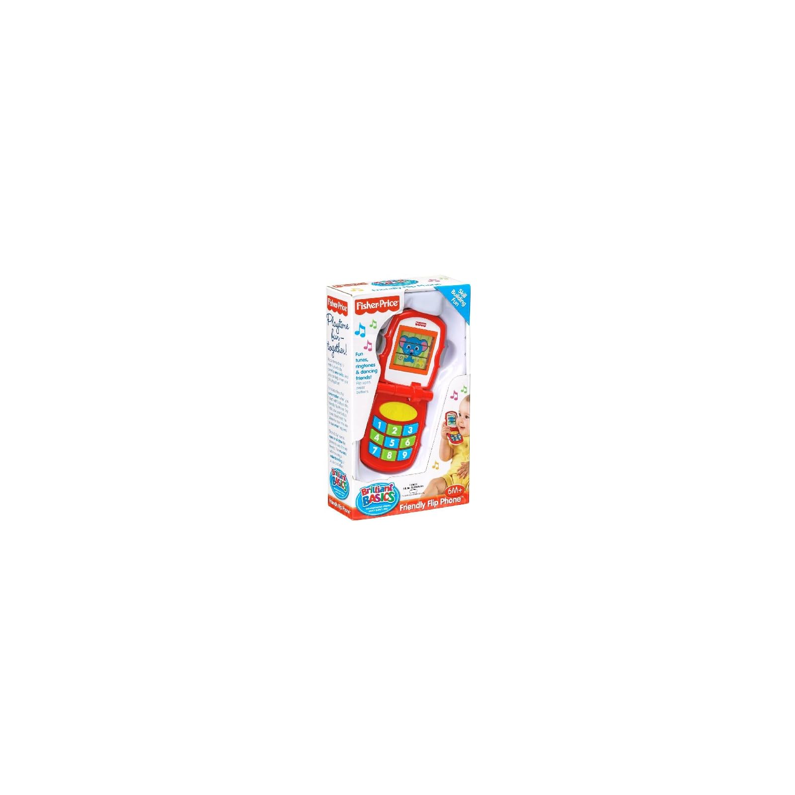 Fisher-Price Brilliant Basics Friendly Flip Phone (6 Months +) - Epic ...