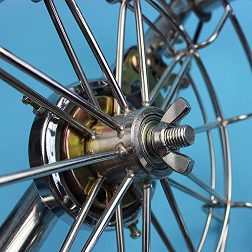 ZUINIUBI Kite Line Winder Reel Brake Control 11inch Professional Stainless Winder Reel Study Strong for Adult