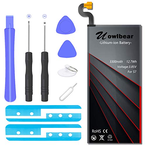 Galaxy S7 Battery Replacement for Samsung Galaxy S7 G930 G930V G930A G930T G930P with Complete Replacement Kits 0 Cycle - 3300mAh 3 Year Warranty Galaxy S7 Battery Replacement for Samsung Galaxy S7 G930 G930V G930A G930T G930P with Complete Replacement Kits 0 Cycle - 3300mAh 3 Year Warranty