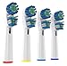Oliver James Replacement Brush Heads | 12 Pack Toothbrush Heads Compatible with Oral B Dual Clean | Removes Plaque and Decreases Gingivitis