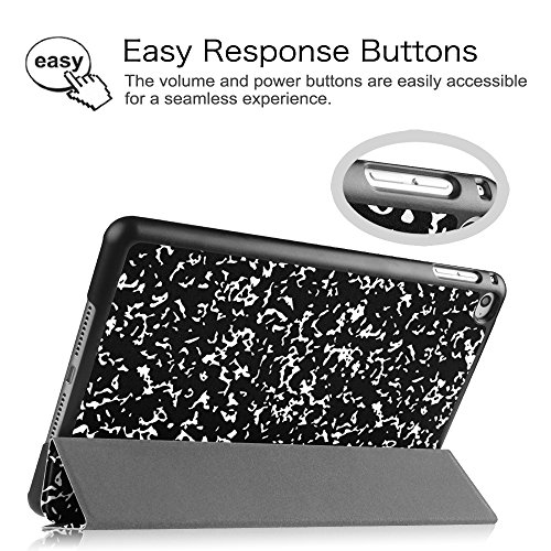 Fintie iPad mini 4 Case - Ultra Slim Lightweight Stand Smart Cover with Auto Sleep/Wake Feature for Apple iPad mini 4 (2015 Release), Composition Book Black