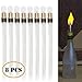 Tiki Torch Kit ,Torch Wicks and Brass Wick Mount ,Garden lights ,etc. 8 PCS((13 39/50 inch ,bottle not included )