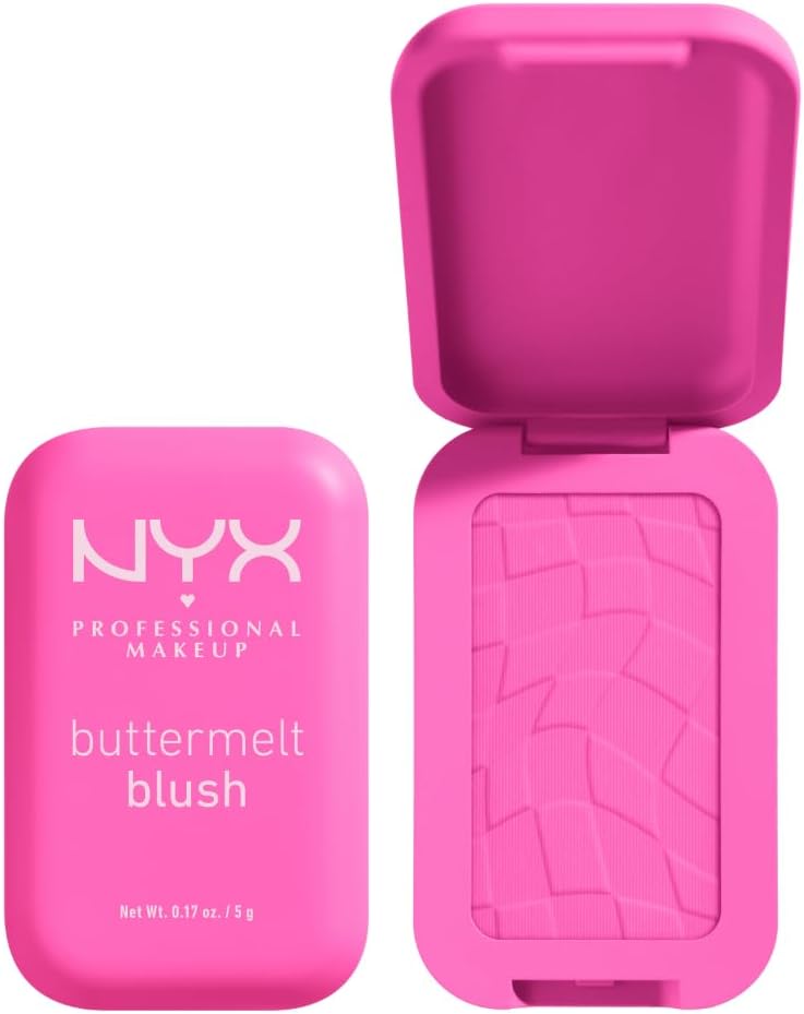 NYX Buttermelt Powder Blush My Butta Half 12H Vegan Shea Mango Butter
