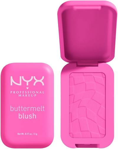 NYX Buttermelt Powder Blush My Butta Half 12H Vegan Shea Mango Butter