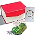 H&D Crystal Lotus Flower Figurine Glass Ornaments Table Decoration
