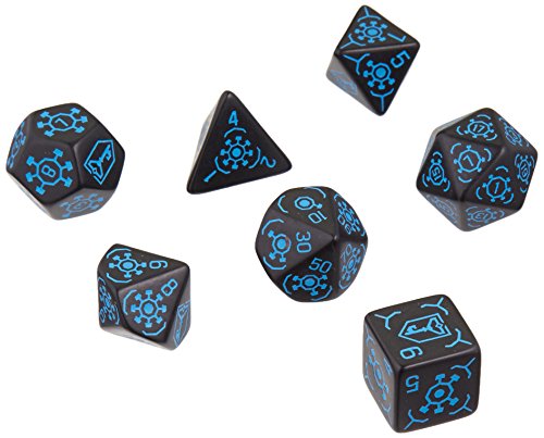 Q Workshop Ingress Dice Set: Resistance Board Game (8 Players)