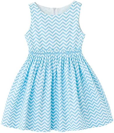 Tonwod Little Girl Dress,Sleeveless Cotton Casual Summer Floral Sundress