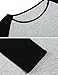 Halife Women's Crewneck Raglan Sleeve Long T-shirt Tunics Tops (XL, Black)