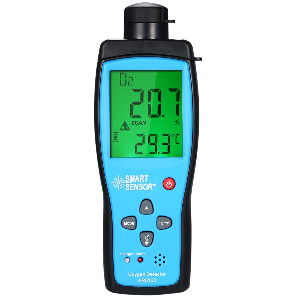 Oxygen Meter, KKmoon Oxygen Meter Digital Portable Automotive O2 Gas Tester Monitor Detector Handheld Oxygen Meter