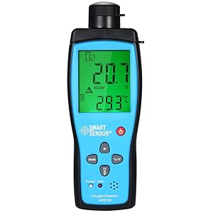 Oxygen Meter, KKmoon Oxygen Meter Digital Portable Automotive O2 Gas Tester Monitor Detector Handheld Oxygen Meter