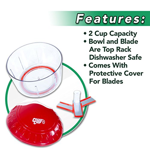Crank Chop Food Chopper and Processor Original Chop Dice Puree
