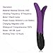 AmoreToy® Rechargeable Multifunctional Silicone Vibrator - 9 Patterns for Internal Stimulation - G-spot Vibe,clitroal Stimulator,male Prostate Massager,foreplay Teaser,powerful Vibration Anal Toy