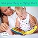 ToBe ReadyForLife Stimulating Baby Books - 0-6 & 6-12 Months - Crinkle Books, Soft Cloth Animal Toys (2-Pack) Gift for 1 Year Old