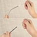 Metal Straws Stainless Steel Straws FoYoung Reusable Drinking Straws with Brushes for 20 30OZ Yeti Tumbler Extra Long 6mm Wide|Perfect for Christmas Hot Chocolate Set of 8 Silver