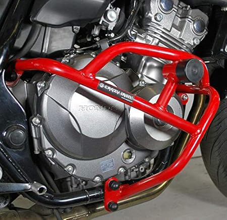 Amazon Cb400sf Vtec Nc42 エンジンガード クラッシュバー ホンダ レッド エンジンガード 車 バイク