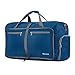 Gonex 60L Packable Travel Duffle Bag Foldable Duffel Bags for Luggage Gym Sports Camping Travelling Cycling Storage Shopping Water & Tear Resistant Deep Blue