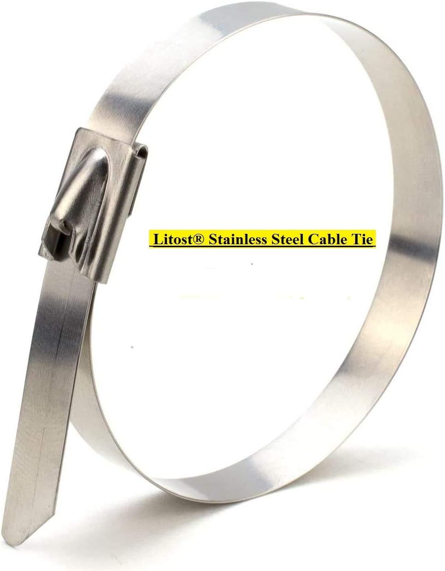 Litost® Stainless Steel Cable Tie Ball Lock Type SS316 (Uncoated) SS