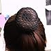 JETEHO 20 Pack Blackf Reusable Hair Bun Nets Cover Snood Hair Net for Ballet Dance Skating Sports and Daily Working