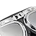 Ediors® Vintage Style WWII RAF Pilot Flying Motorcycle Biker Motocross Cruisers Sun UV Wind Eye Protect Helmet Goggles Chrome Frame