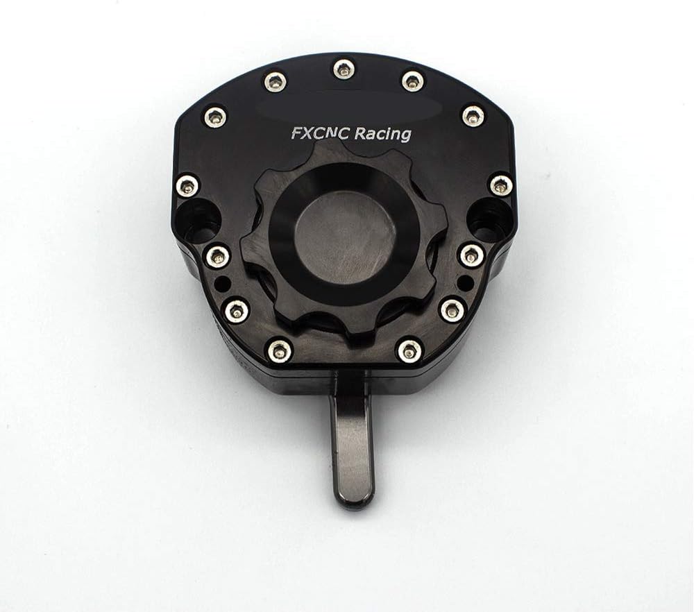 Motorcycle Adjustable Universal CNC Steering Damper Stabilizer Linear Compatible with D.u.ke125, SUZUKI GSXR 1000 750 K4, KAWASAKI ZX636 ZX6R, HONDA CB1000R, YAMAHA YZF R6 MT-09 XJR1300