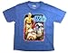 Star Wars Droids R2D2 C3PO BB-8 Youth T-Shirt, Heather Blue