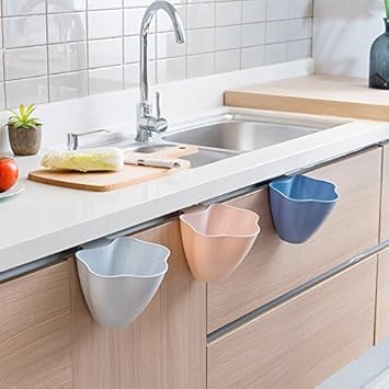 Cwaixx Kitchen Cabinet Doors Hanging Bins Plastic Litter Boxes