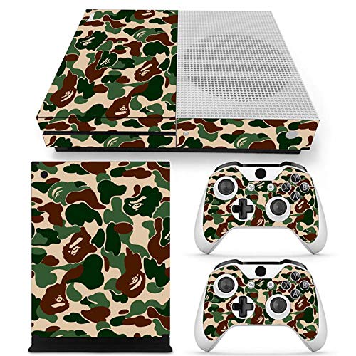 Camouflage Vinyl Skin Sticker Protector for Microsoft Xbox One SLIM and 2 controller skins Stickers for XBOXONE S,3