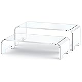 Zimilar 2 Pack Monitor Stand Riser, Acrylic