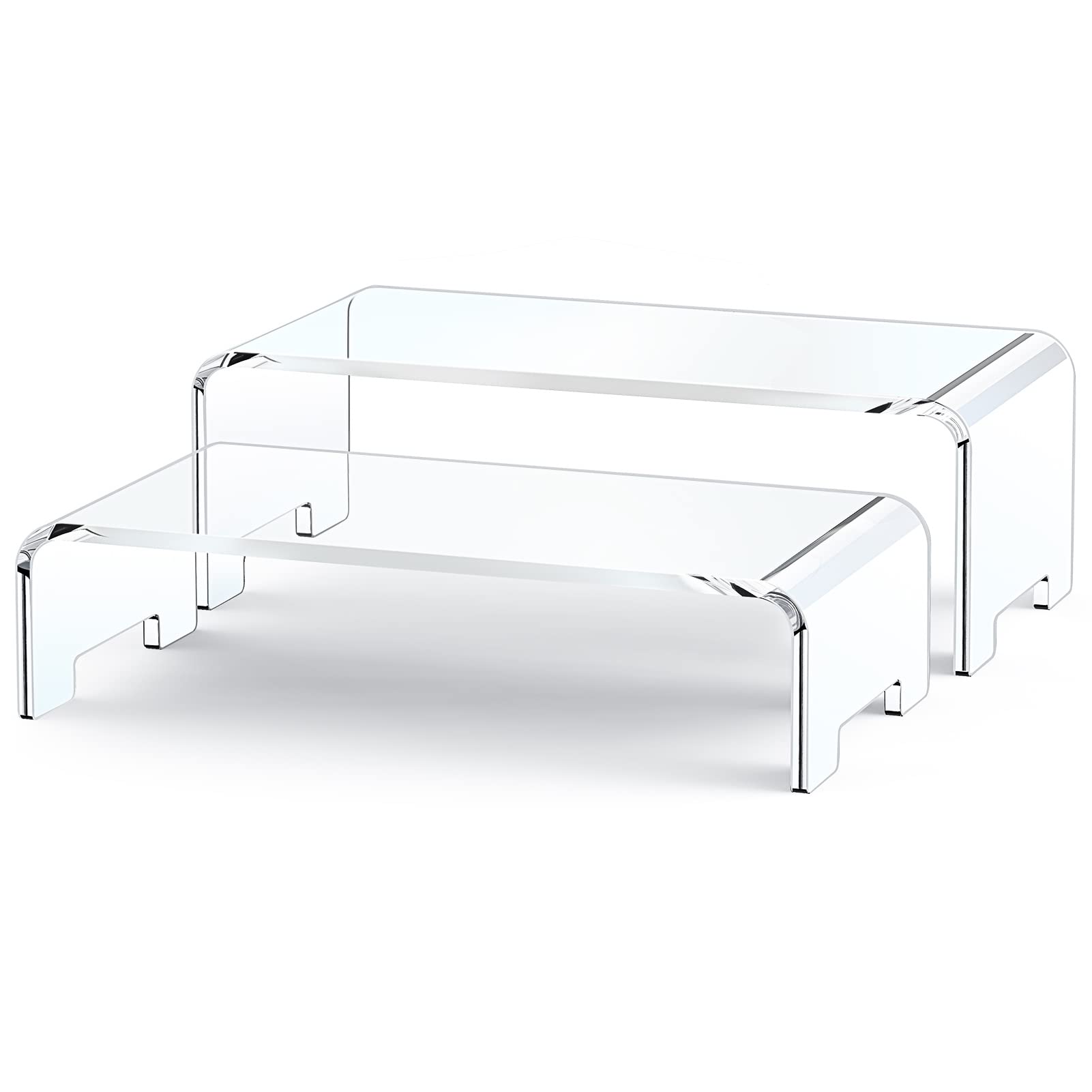 Zimilar 2 Pack Monitor Stand Riser, Acrylic