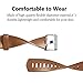 iGK for Fitbit Charge 2 Bands, Adjustable Replacement Bands with Metal Clasp for Fitbit Charge 2 Wristbands Classic Edition Coffee Small