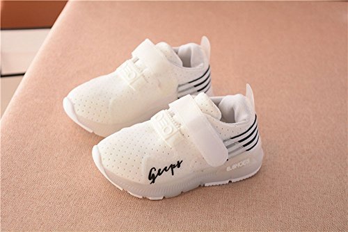 Winter Snow Boots,Thenlian Autumn Toddler Sport Running Baby Shoes Boys Girls LED Luminous Shoes Sneakers(Age:1.5T, White )