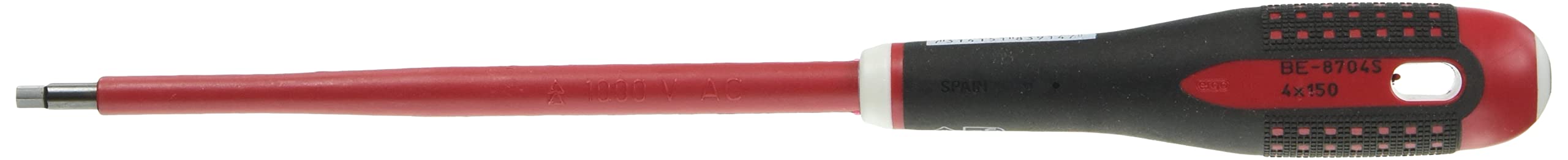 Bahco BE-8704S "Ergo" Insulated Screwdriver for Hex Head Screws, Multi-Colour, 197 mm