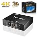 HDMI Splitter, Yuangao 1 in 2 out Hdmi Splitter Adapter Support 4Kx2K 3D 1080P Hdmi Switch Signal Distributor HD Amplifier With Adapter For HDTV PC PS3/PS4 Xbox (HDMI Splitter - 2 Port)