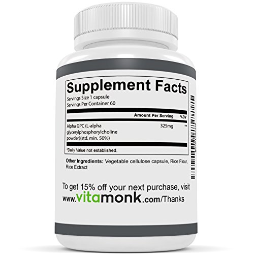 VitaMonk™ Alpha GPC Capsules The 1 Bioavailable Choline Supplement
