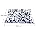 Petforu Dog House, Soft Plush Luxury British Style Pet Puppy Dog Cat Villa House Bed Cage Nest with PP Cotton Mat Folding Collapsible Removable Details-Black