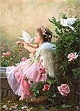 Diy oil painting, paint by number kit- Angels of peace 16*20 inch.