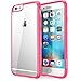 i-Blason Halo Series Case Designed for iPhone 6 Plus, [Scratch Resistant] **Clear** iPhone 6 Plus Hybrid Bumper Case 5.5 inch Cover (Clear/Pink)