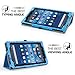 MoKo Case for Fire 7 2015 - Slim Folding Cover for Amazon Fire Tablet (7 inch Display - 5th Generation, 2015 Release Only), Cutie Charm BLUE