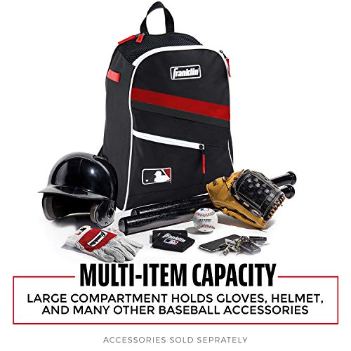 Franklin Sports Kids MLB Baseball Batpack Bag Youth Baseball