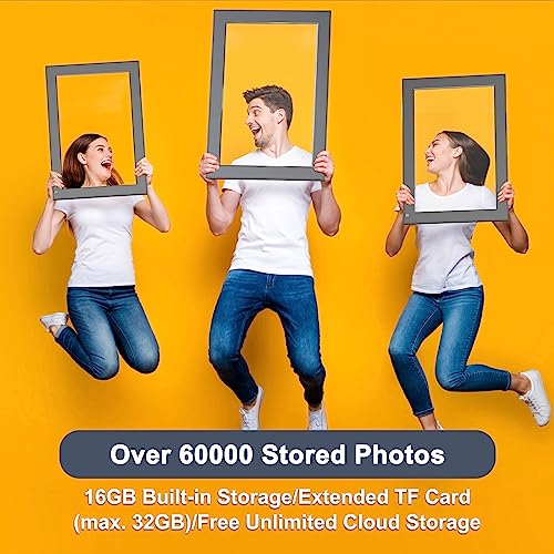 10.1Inch Digital Photo Frame WiFi Digital Picture Frame Fullja Photo Album, Full Function
