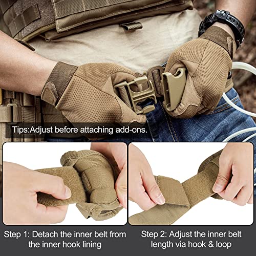 Tactical Battle Belt Quick Release MOLLE Belt Tactical