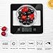 Glass Kitchen Scale, Home Gizmo Food Scales Digital Weight Gram, Small Postage Scale Multifunction Accurate with Large LCD Display for Baking and Cooking(11.02lb/5 kg)