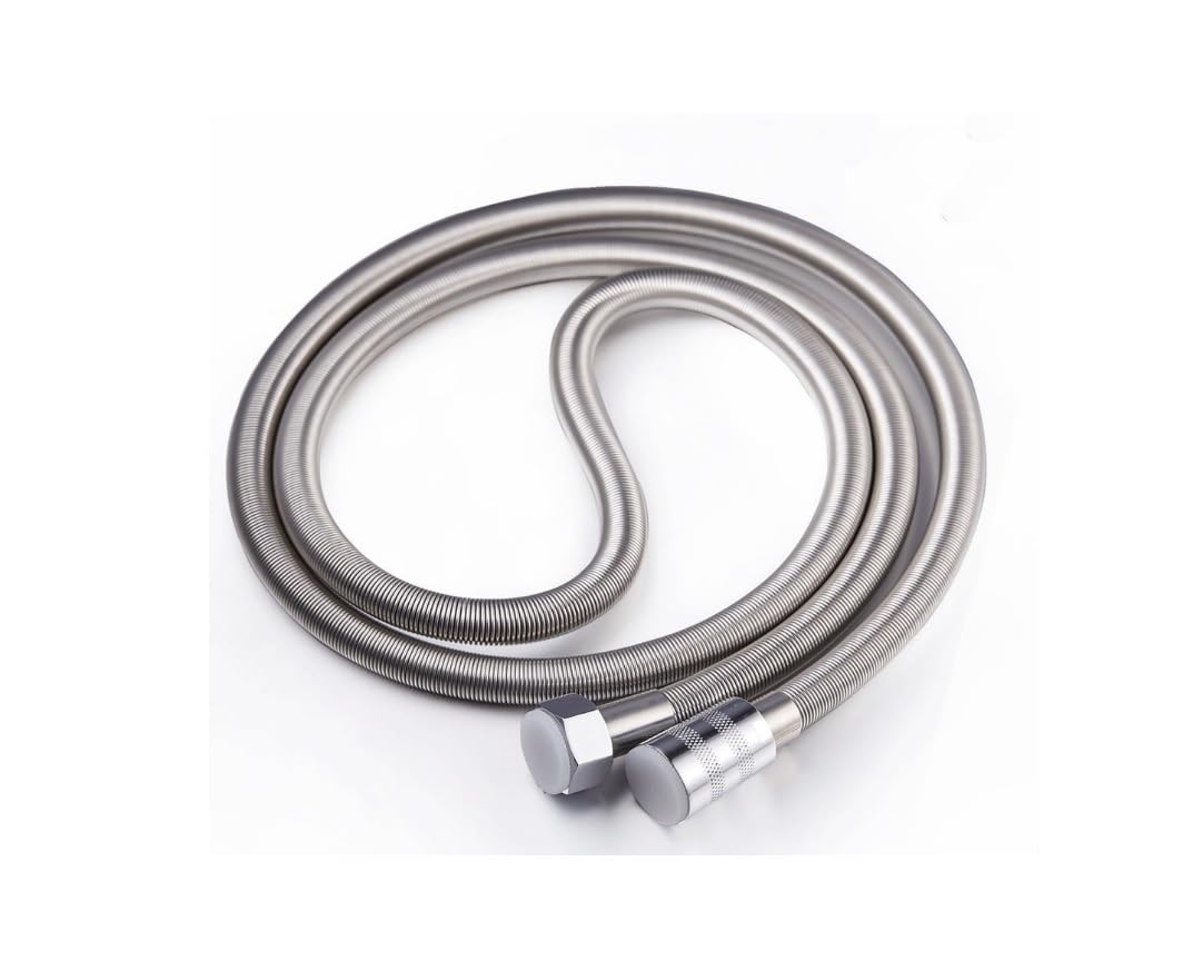 Hairstore Super Springy Flexible Stainless Steel 2m Shower Hose
