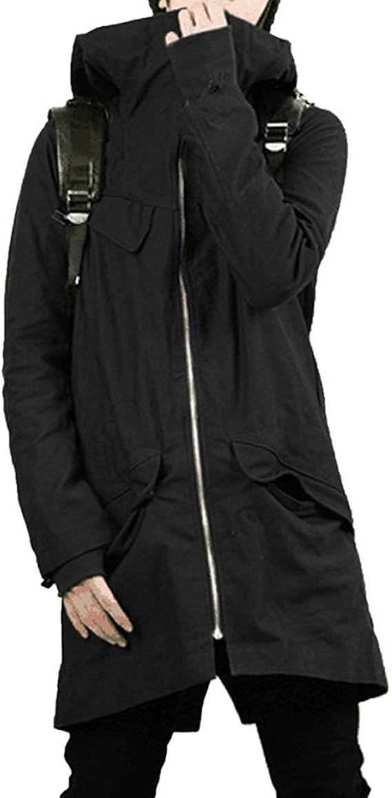 Amazon Sheya モッズコート メンズ コート ロングコート ミリタリー ブラック グリーン カーキ 黒 緑 秋 冬 ロングコート ブラック M ブラック1 M コート ジャケット 通販